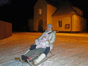 moje różowe opatulone Słoneczko :)