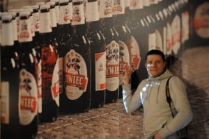 Damian i piwko :) muzeum browar Żywiec