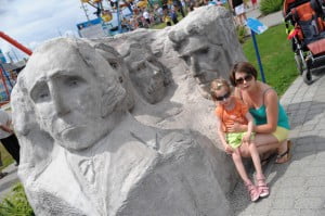 miniatura góry Rushmore w USA