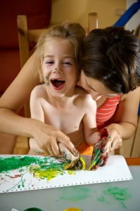 wesoło :) farbki, malowanie