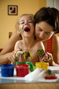 kolorowo i wesoło :) farbki, malowanie