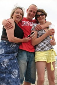 z Mamą i braciszkiem :)