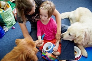 karmimy widelcem :) Michałkowo, ćwiczenia, rehabilitacja, turnus, dogoterapia