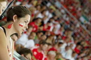 pośród kibiców memoriał Huberta Wagnera 2010 polska-brazylia kibice siatkówka