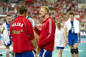 żywa dyskusja Kuby u Michała siatkówka, mecz, memoriał humerta wagnera, kibic, polska-brazylia, jarosz, bąkiewicz