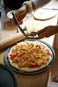 i powoli pizza nabiera wyglądu :)