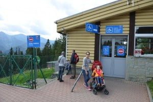 peron Gubałówka, niepełnosprawni, na wózku julkaimy